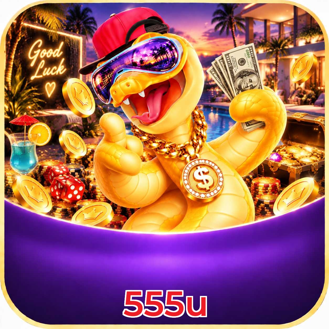 555u Logo